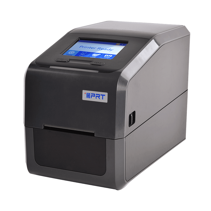 iE2P 2-inch thermal Transfer Barcode Printer me Color Touch LED Display[203/300dpi]