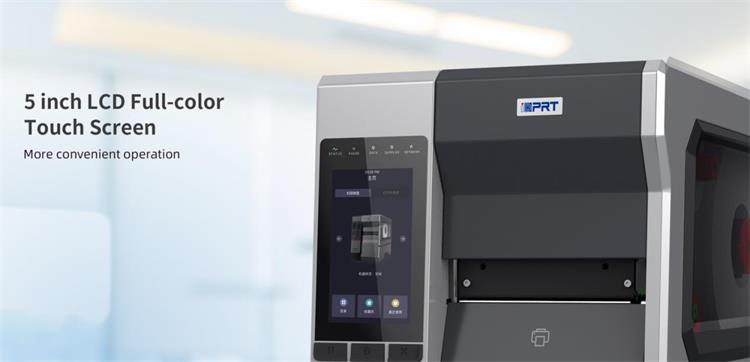 iDPRT iK4 High-Performance Industrial Printer ka ekran prekës me ngjyrë të plotë LCD